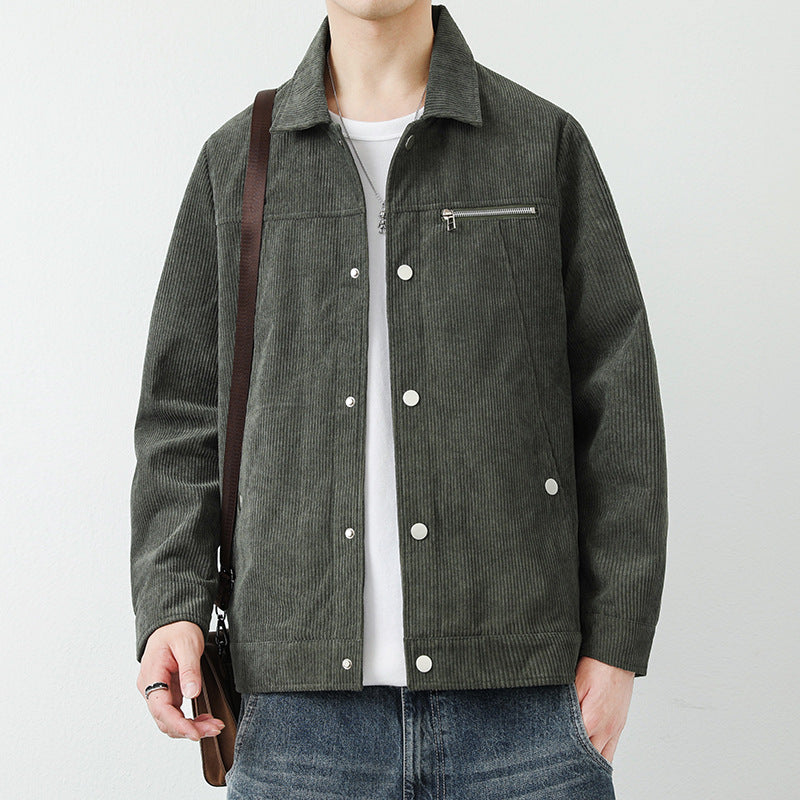 Herren Modische Cordjacke Echo Archiv