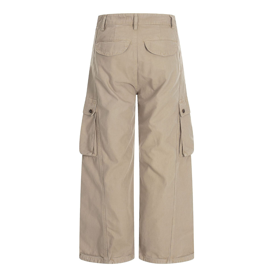 Damen Weite Cargo-Culotte-Shorts mit aufgesetzten Pattentaschen Echoarchiv