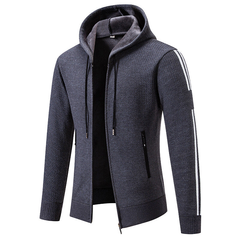 Herren Sweatjacke mit praktischen Reißverschlusstaschen und modernem Design Echoarchiv
