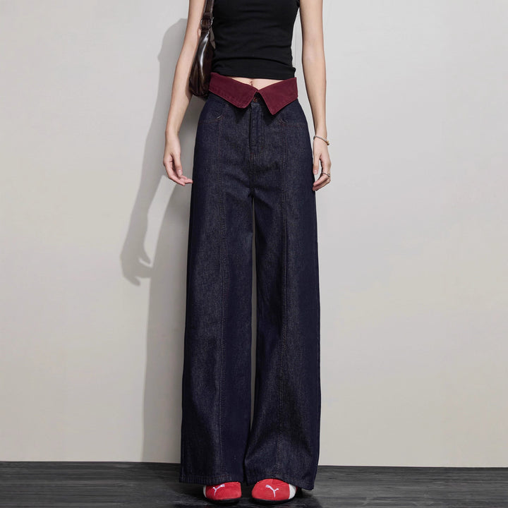 Damen Weit geschnittene Jeanshose Echoarchiv 1789268673