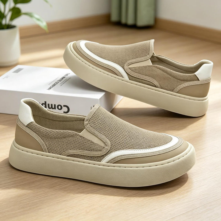 Herren Bequeme Slip-On Sneakers Echoarchiv 1788175442