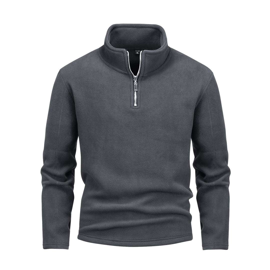 Herren nan Fleece-Halbzip-Pullover mit Stehkragen und flauschiger Mikrofleece-Qualität Echo Archiv