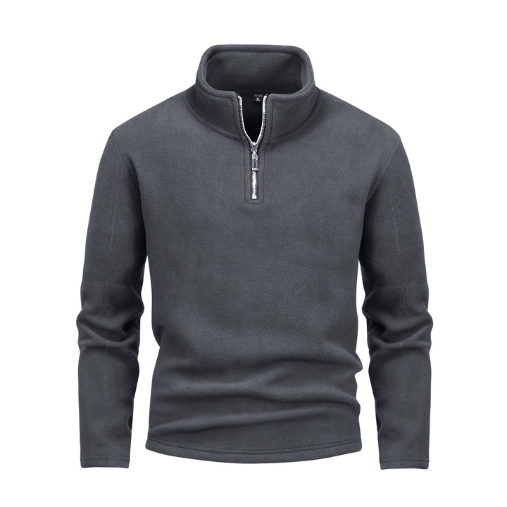 Herren nan Fleece-Halbzip-Pullover mit Stehkragen und flauschiger Mikrofleece-Qualität Echo Archiv
