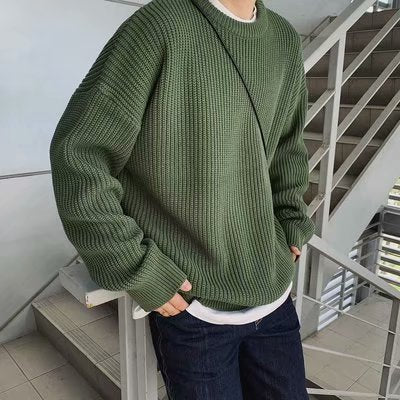 Damen Modischer Grobstrickpullover mit lässiger Passform Echoarchiv