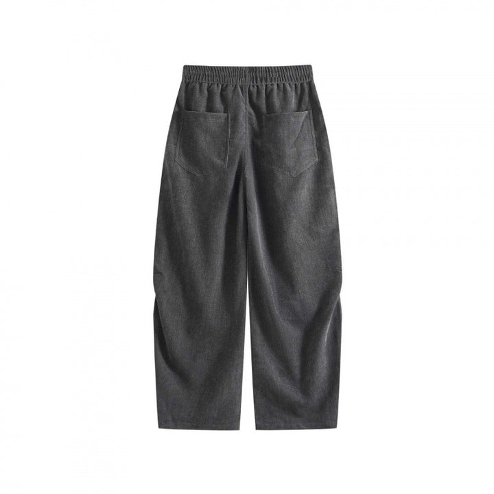 Damen Weite High‑Waist-Hose mit Tunnelzug und großen aufgesetzten Taschen Echo Archiv