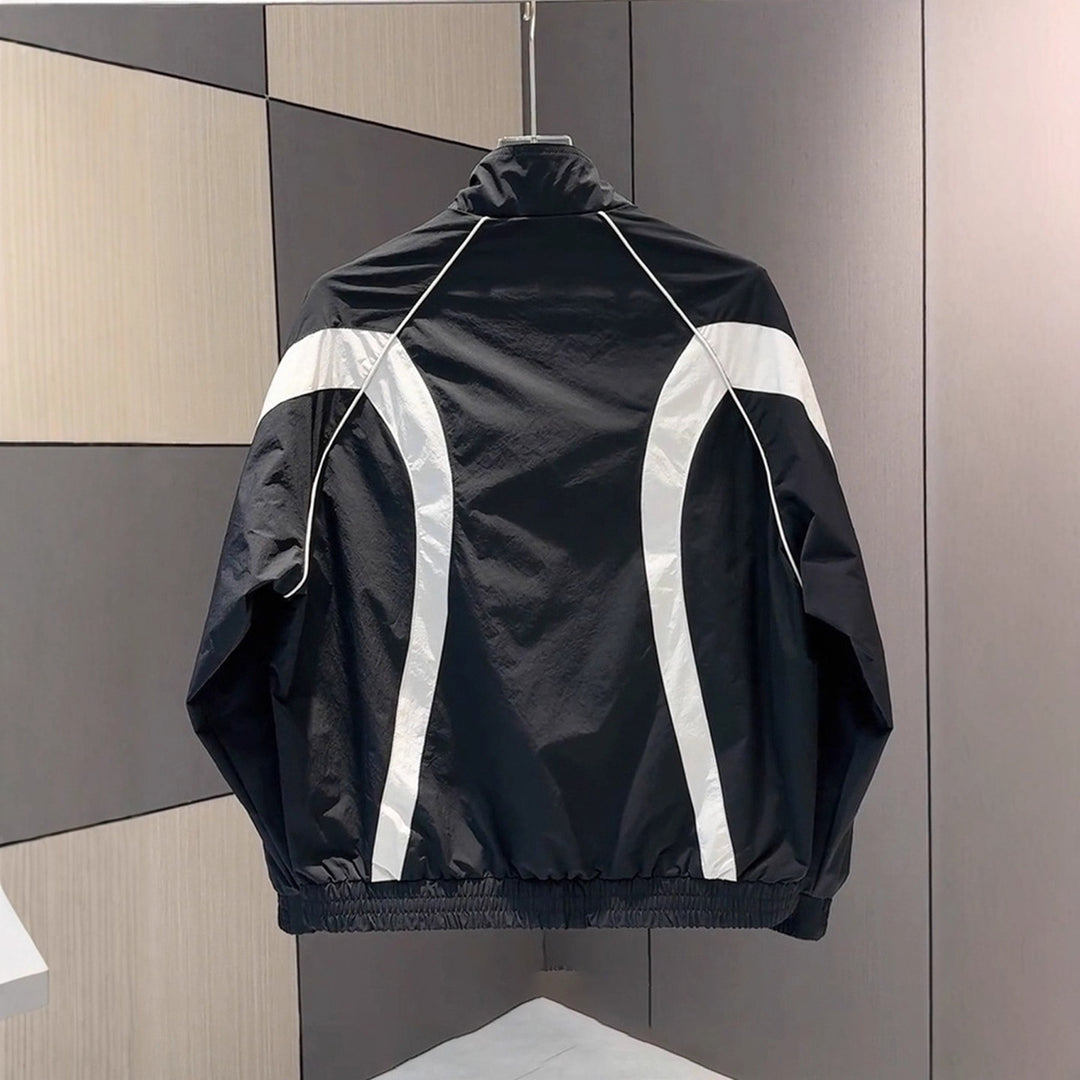 Herren Moderne Sportjacke mit hohen Kragen Echoarchiv