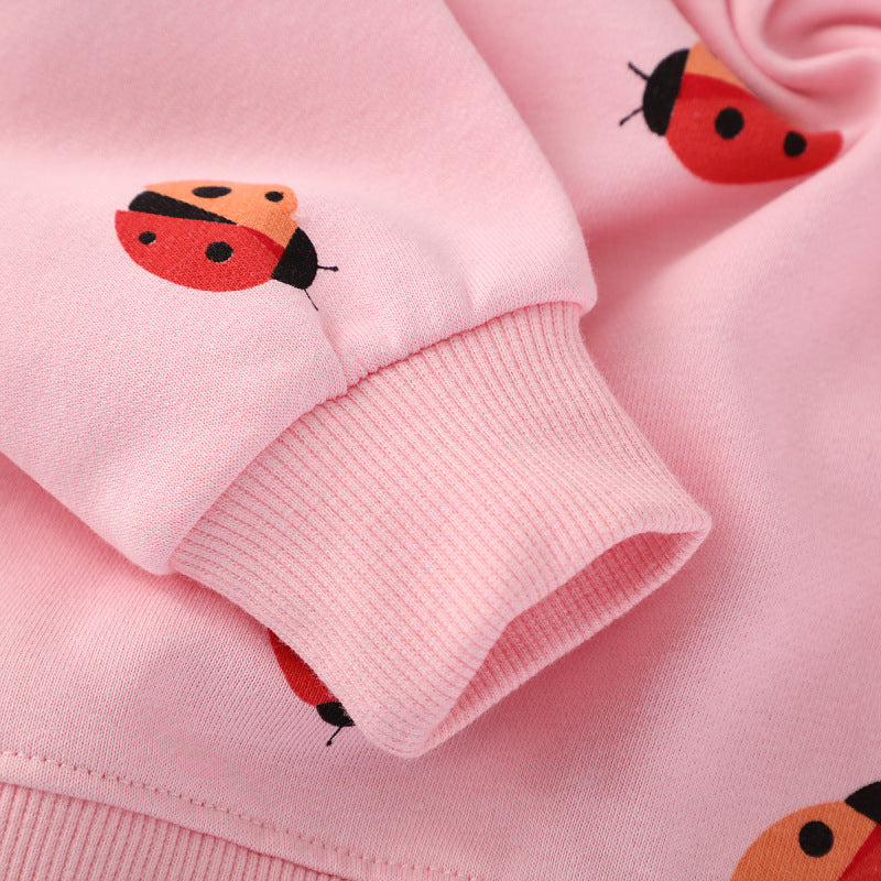 Mädchen Sweatshirt mit fröhlichem Marienkäfer-Motiv Echo Archiv