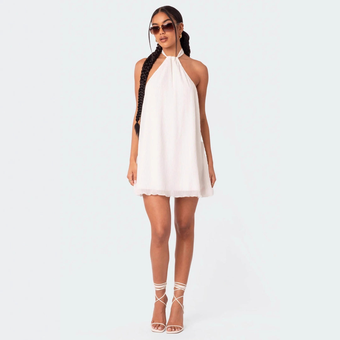 Damen luftiges Strandkleid mit verstellbaren Haltern und fließendem Design Echo Archiv