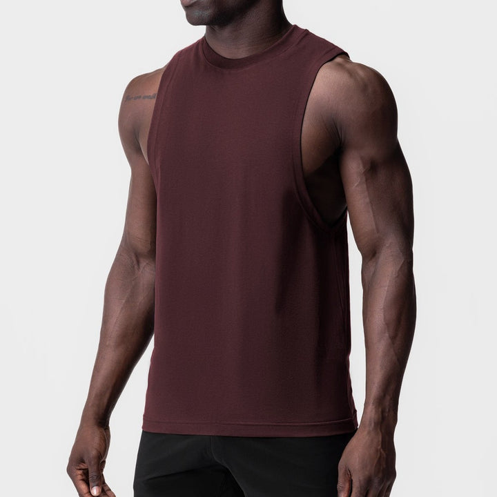 Herren Sportliches Muskelshirt mit weitem Armloch Echoarchiv