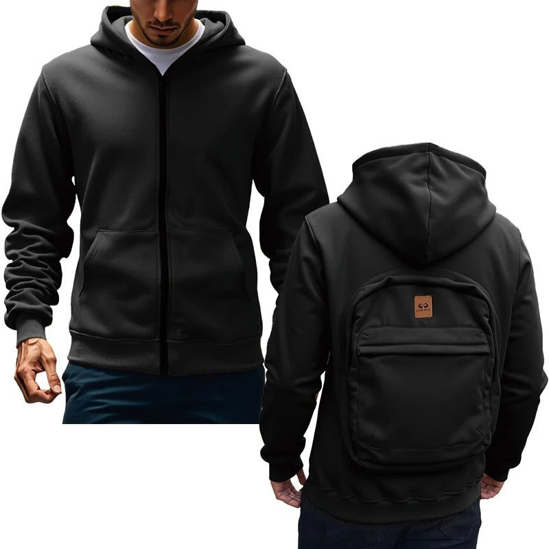Herren Lässiger Kapuzenpullover mit praktischen Taschen Echo Archiv