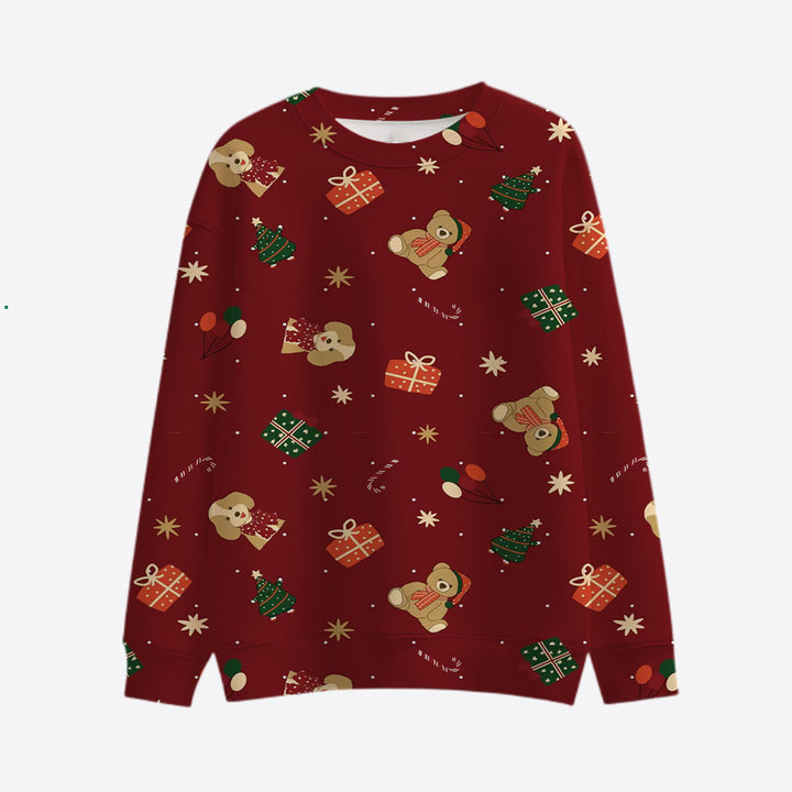 Damen Festlicher Weihnachts-Sweatshirt Echoarchiv