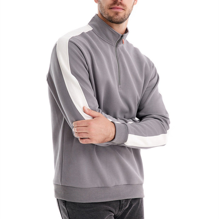 Herren Sportpullover mit Stehkragen Echoarchiv