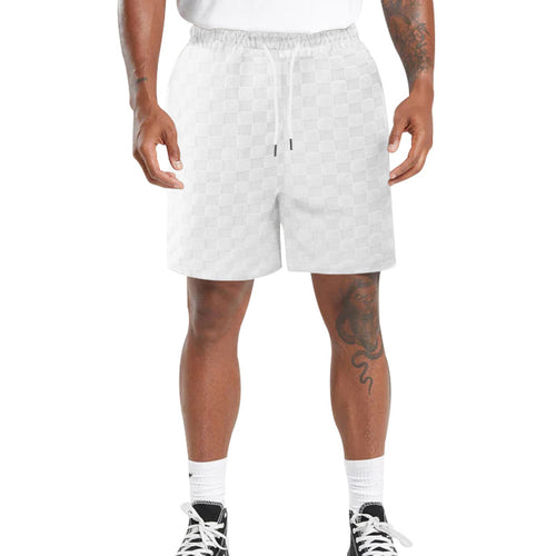 Herren Funktionale Sportshorts im modischen Karomuster Echoarchiv
