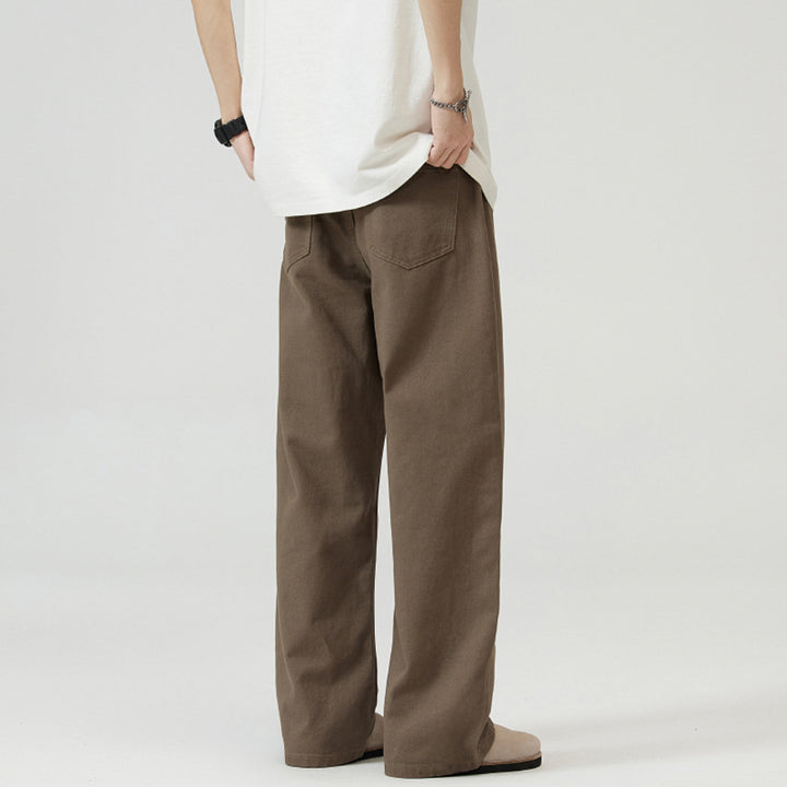 Herren Weit geschnittene Relaxed-Denim-Jeans im geraden Baggy-Schnitt mit hoher Bundlinie Echo Archiv