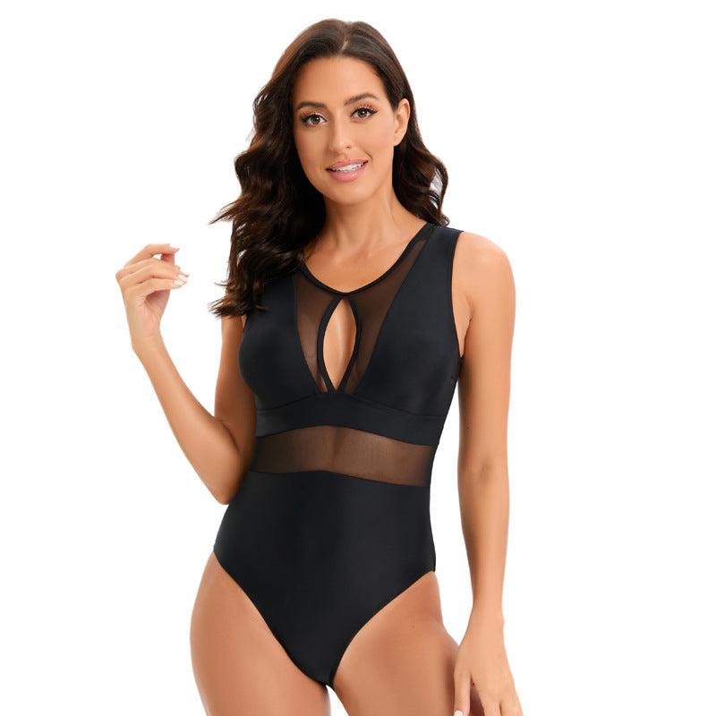 Damen Cut-Out Einteiler Badeanzug Echo Archiv