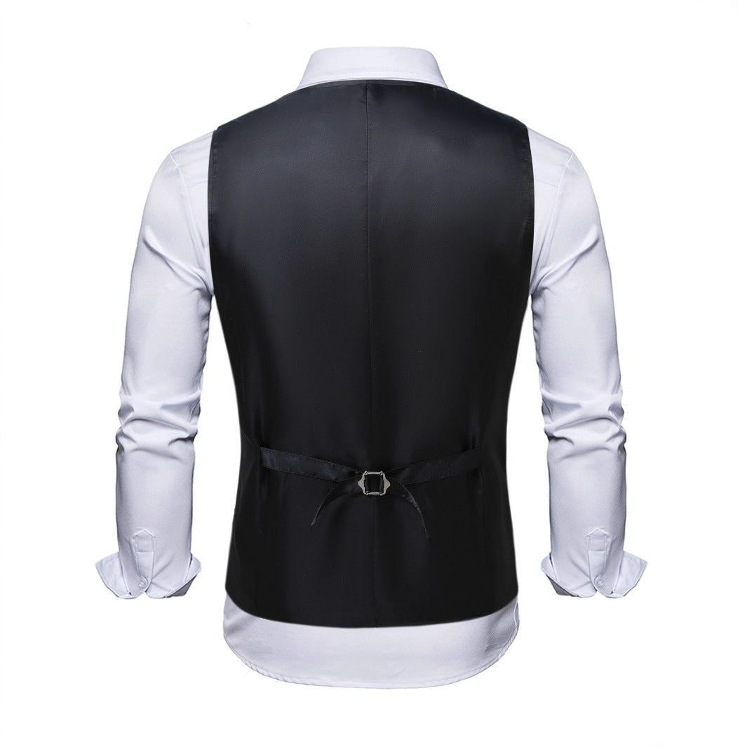 Herren elegante Pailletten-Weste Echoarchiv