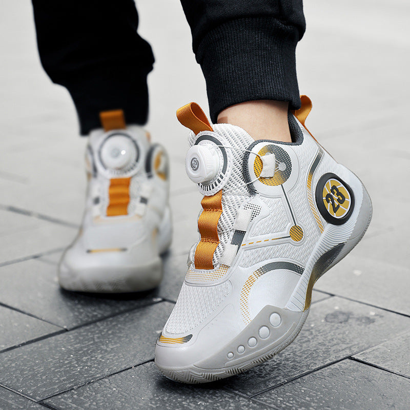 Herren Sportlicher Basketball-Low-Top mit BOA-Verschluss und gedämpfter Cupsohle – Norré