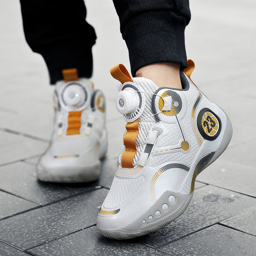 Herren Sportlicher Basketball-Low-Top mit BOA-Verschluss und gedämpfter Cupsohle – Norré