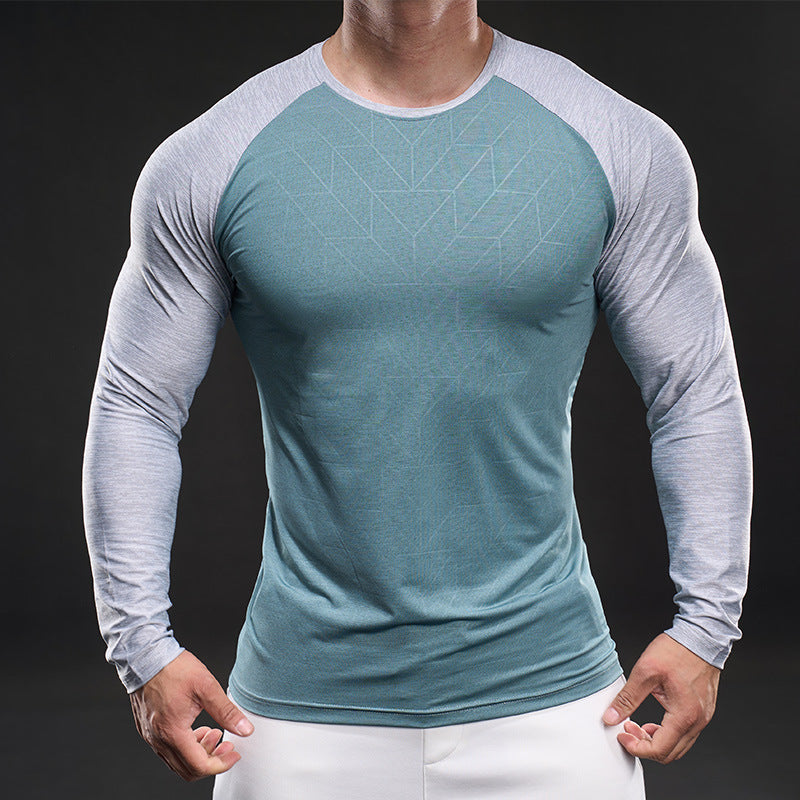 Herren sportliches Funktionsshirt mit langen Ärmeln Echoarchiv