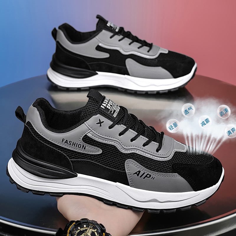 Herren Athletisch-inspirierte Plateau-Sneaker mit atmungsaktivem Mesh und griffiger Trailsohle Echoarhiv – Norré