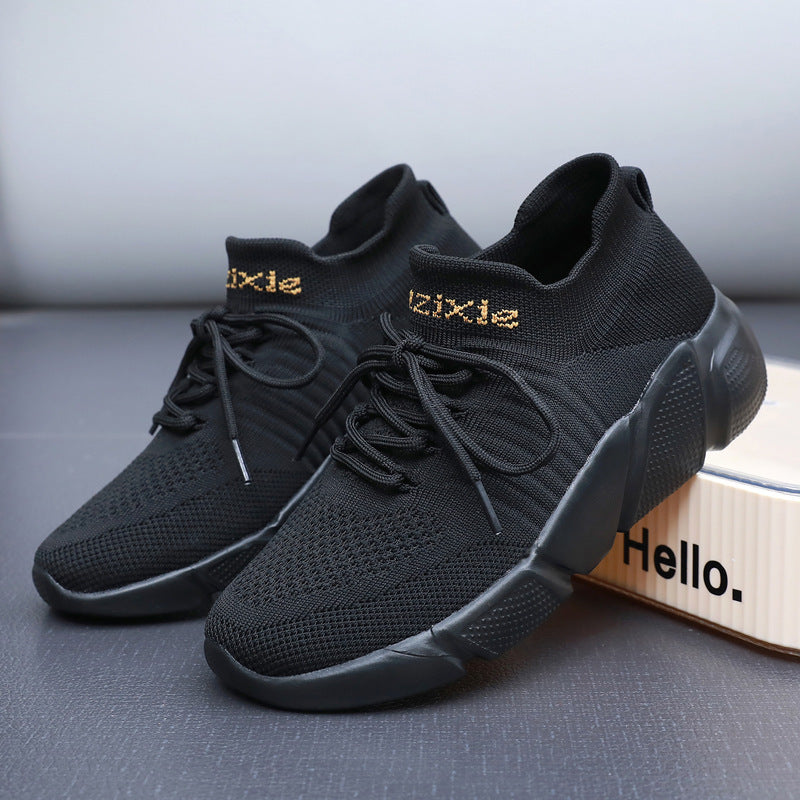 Herren nan sockenähnliche Strick-Sneaker mit nahtlosem Obermaterial und gedämpfter EVA-Plateausohle Echo Archiv