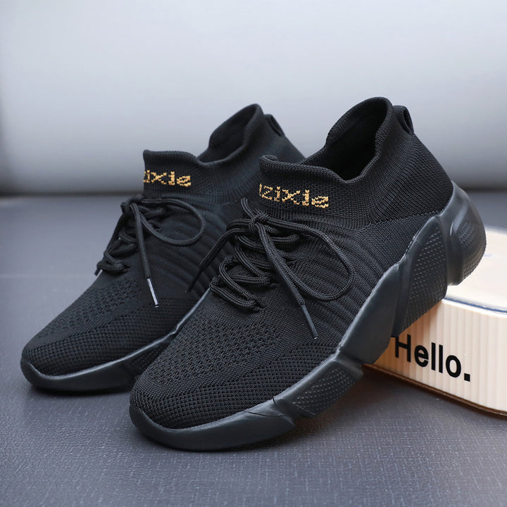 Herren nan sockenähnliche Strick-Sneaker mit nahtlosem Obermaterial und gedämpfter EVA-Plateausohle Echo Archiv
