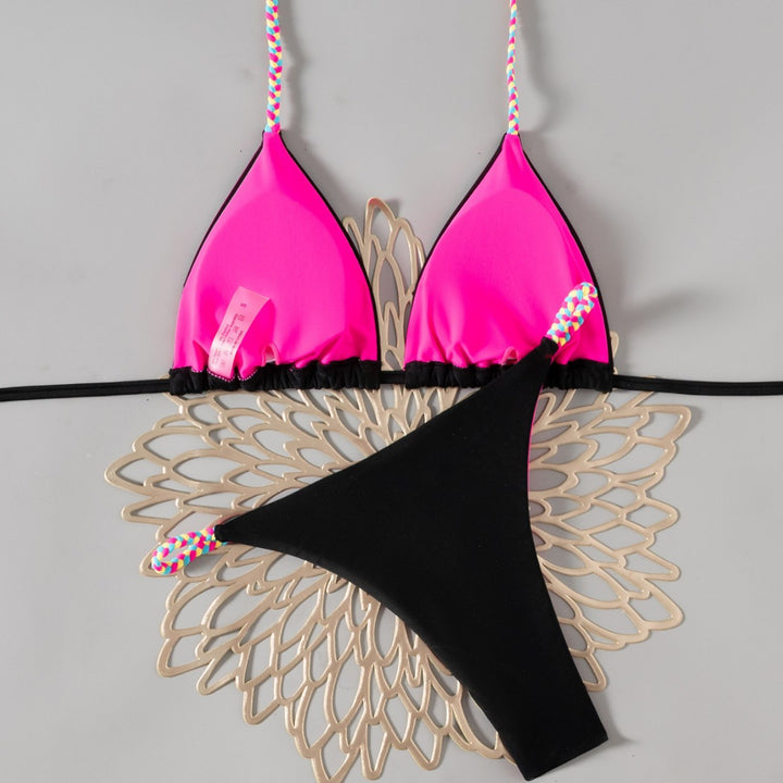 Damen Triangel-Bikini mit bunten Akzenten Echo Archiv