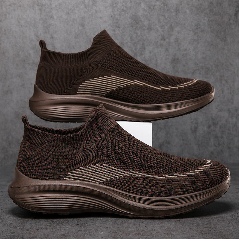 Herren nan sockenähnliche Strick-Sneaker mit nahtlosem Obermaterial und stoßdämpfender Sohle Echo Archiv