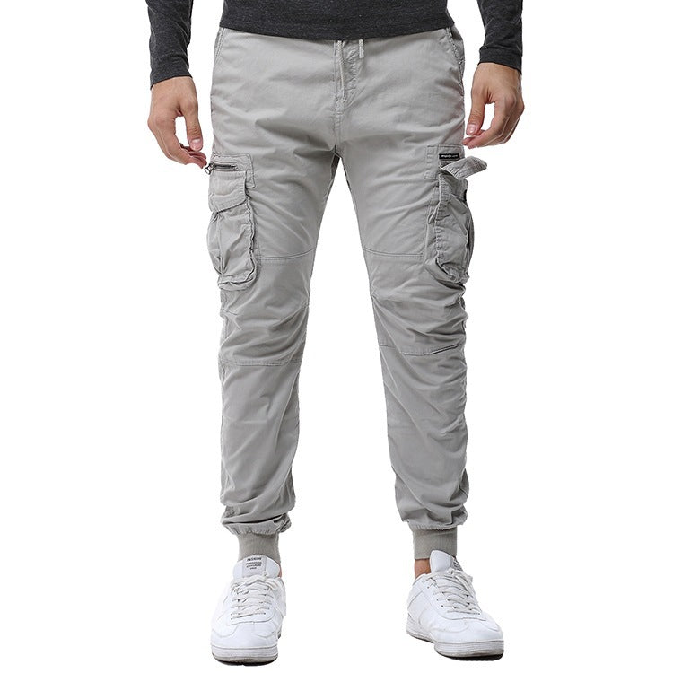 Herren Cargohose mit mehreren praktischen Taschen und elastischem Bund Echoarchiv