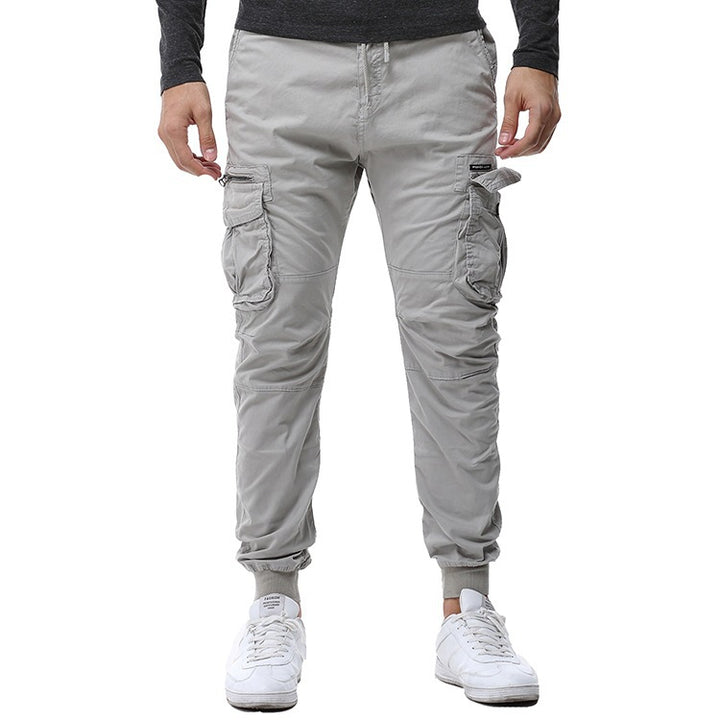 Herren Cargohose mit mehreren praktischen Taschen und elastischem Bund Echoarchiv