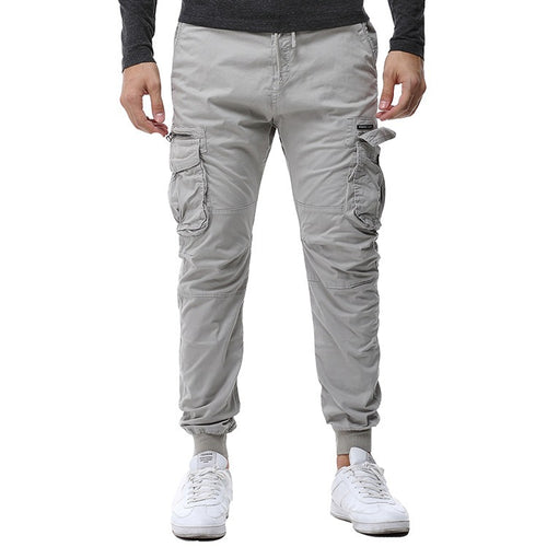 Herren Cargohose mit mehreren praktischen Taschen und elastischem Bund Echoarchiv