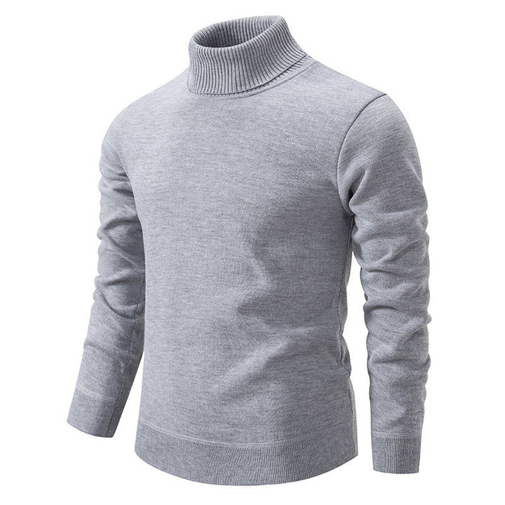 Herren schicker Rollkragenpullover aus hochwertiger Baumwolle Echoarchiv
