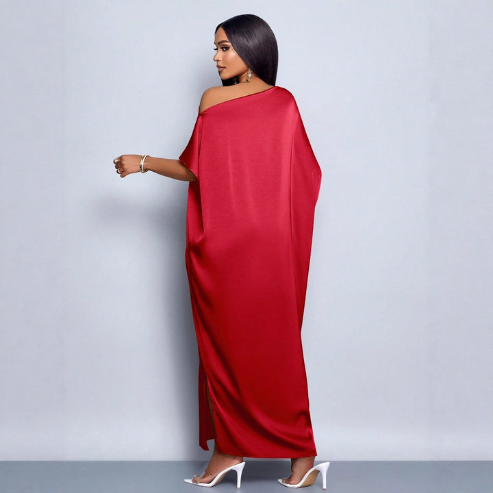 Damen Maxikleid mit asymmetrischem Schnitt und elegantem Fall Echo Archiv