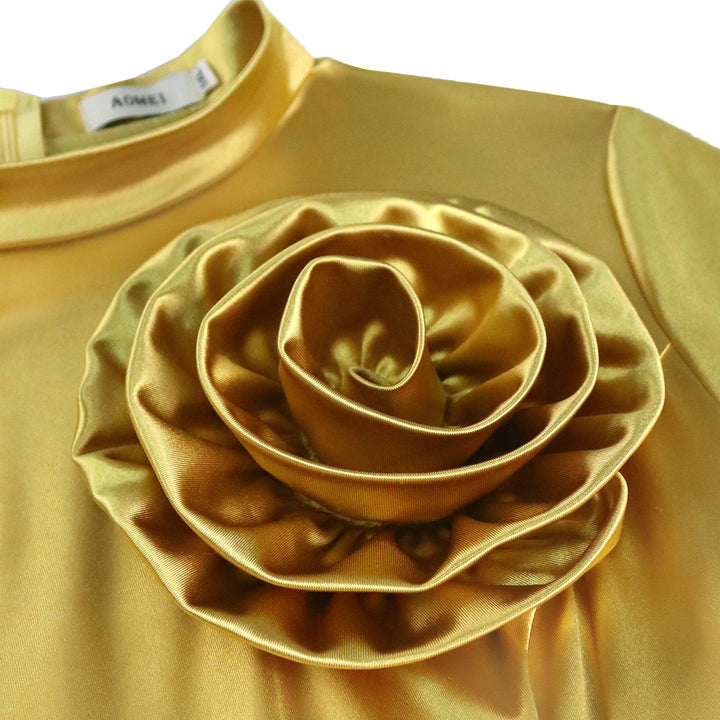 Damen Elegantes Kleid mit Blumendekor Echo Archiv
