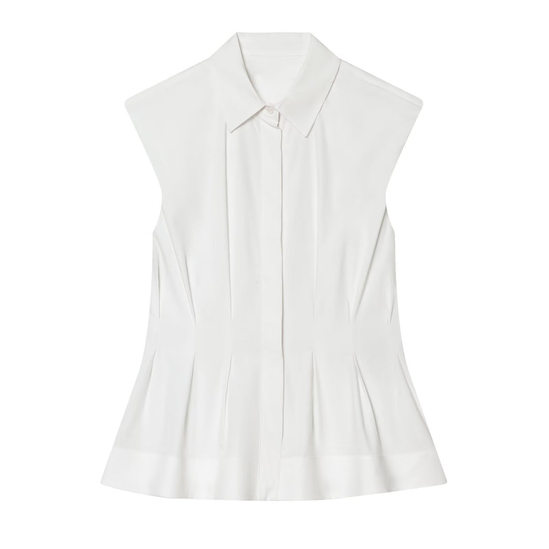 Damen ärmellose Bluse mit modernem Schnitt Echo Archiv