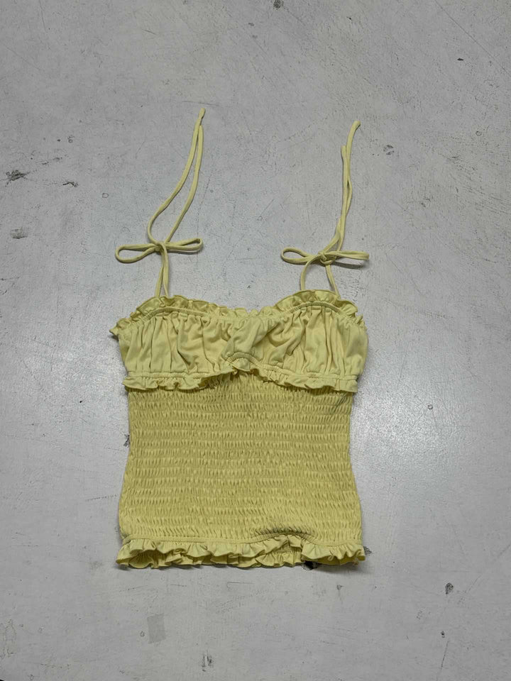 Damen luftiges Trägertop mit Rüschendetails Echo Archiv