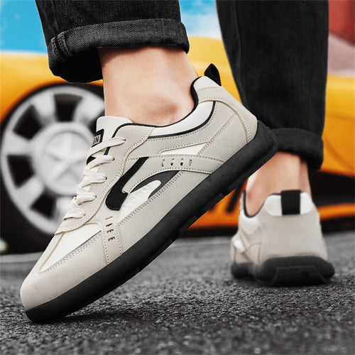 Herren urbaner Retro-Sneaker mit Veloursoptik, gedämpfter Zwischensohle und verstärkter Zehenkappe – Norré