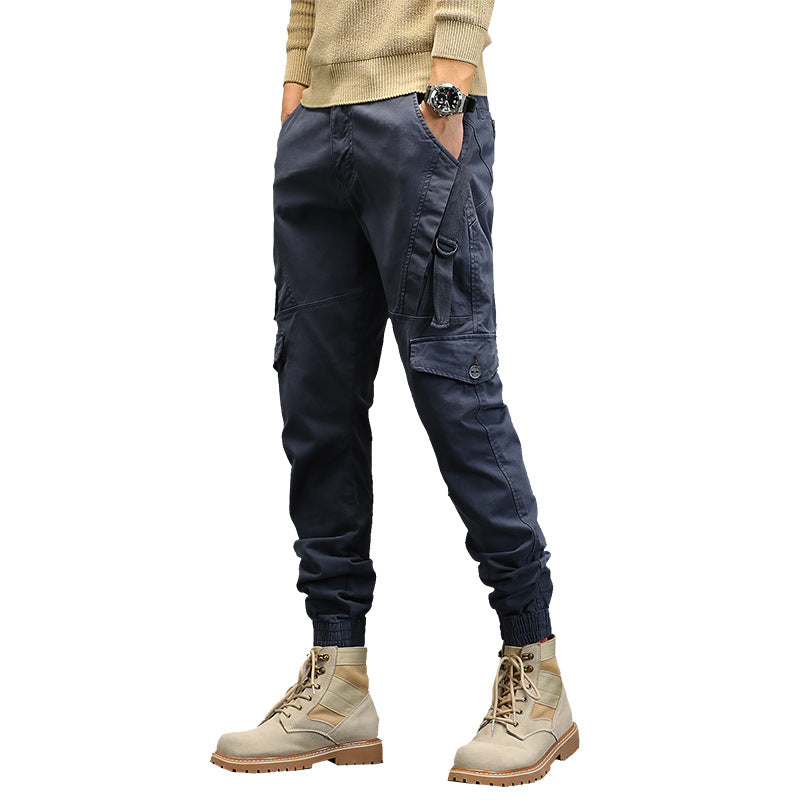 Herren Tapered‑Cargo‑Joggerhose mit ergonomischen Knieabnähern, Klapp‑Utility‑Taschen und geripptem Knöchelabschluss Echo Archiv
