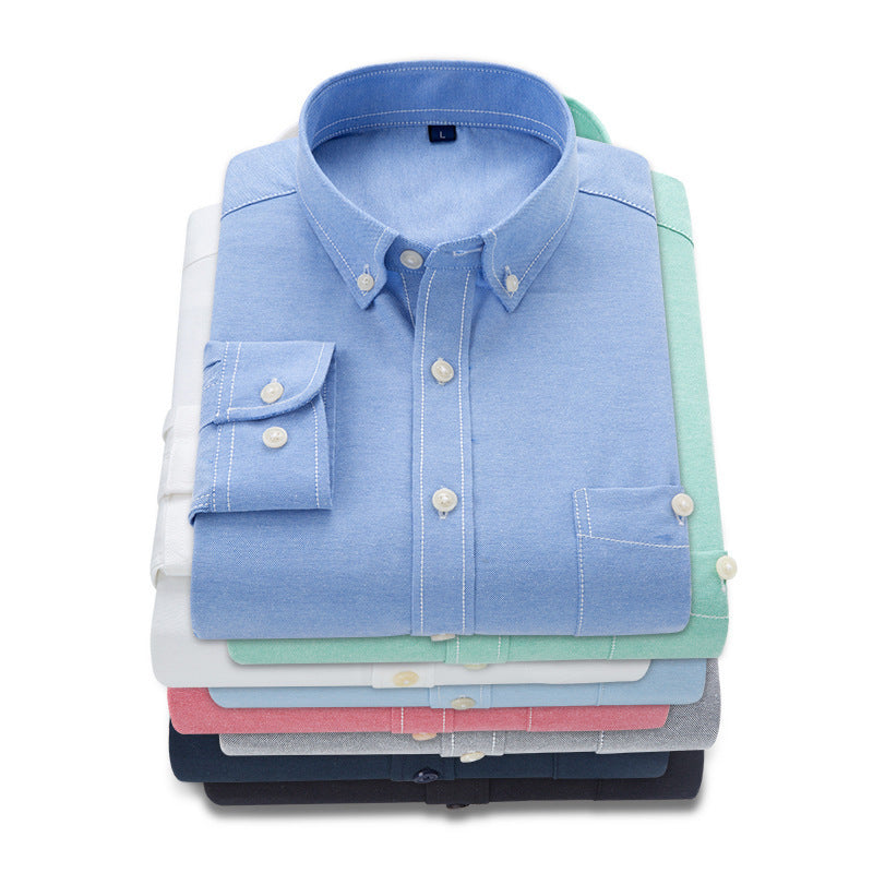 Herren Business-Hemd mit Button-Down-Kragen und Brusttasche Echoarchiv