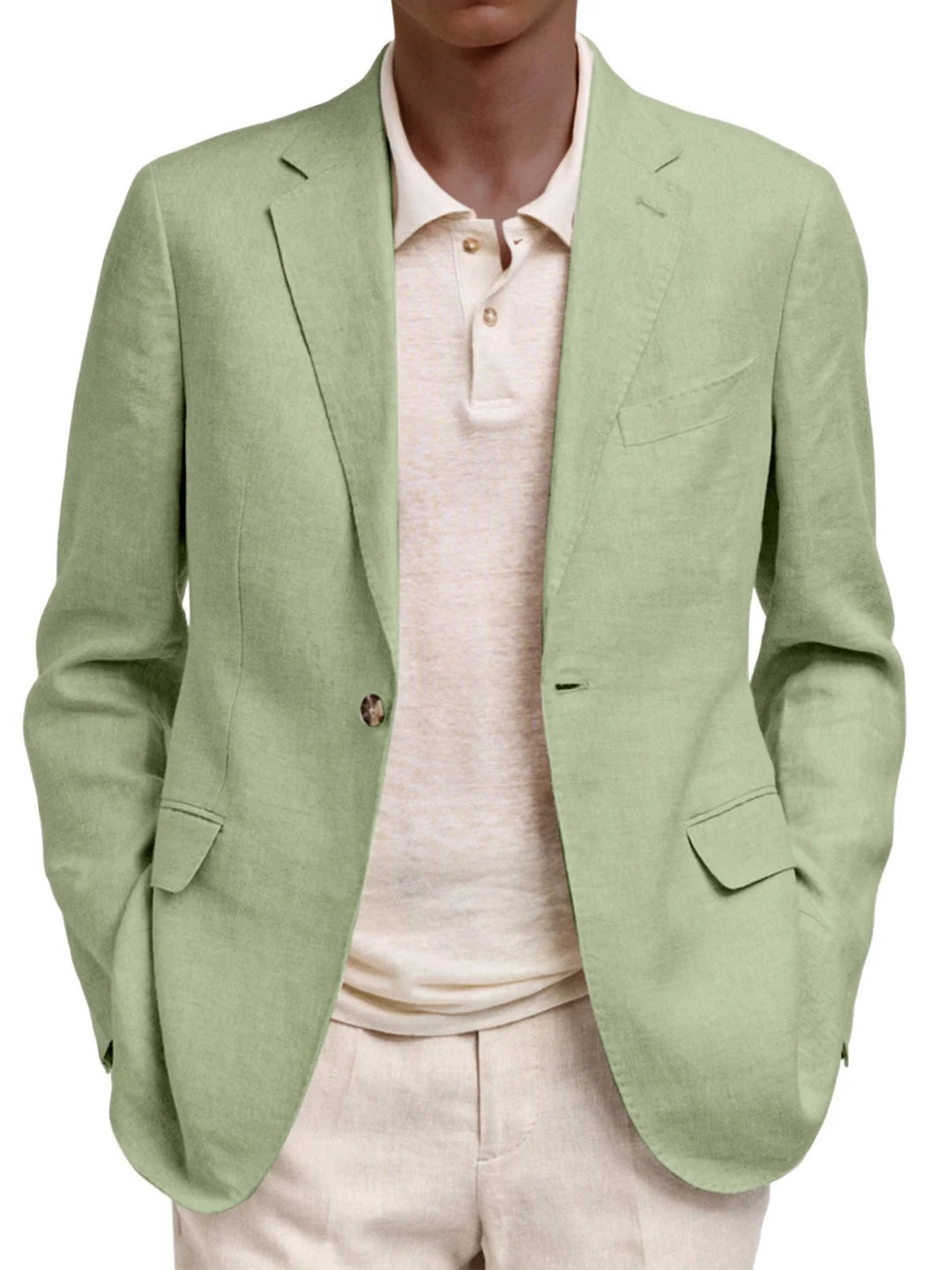 Herren Elegante Leinenjacke Echoarchiv