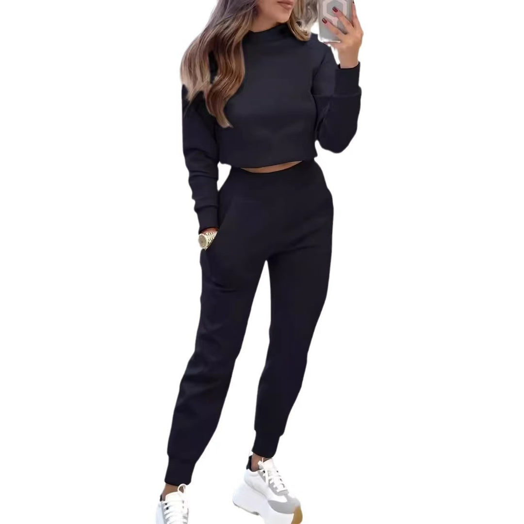 Damen Modischer Sweater und Jogginghose Set Echoarchiv