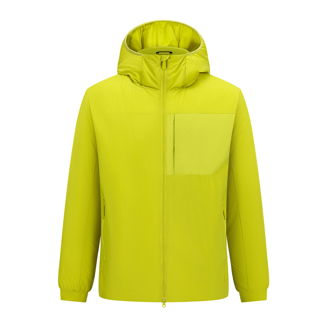 Herren Leichter Kapuzen-Urbanparka mit Zwei-Wege-Reißverschluss und Brusttasche Echoarchiv