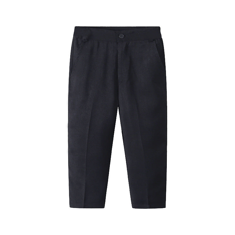 Damen Festlicher Anzug mit Hemd, Hose, Hosenträgern und Fliege Echo Archiv