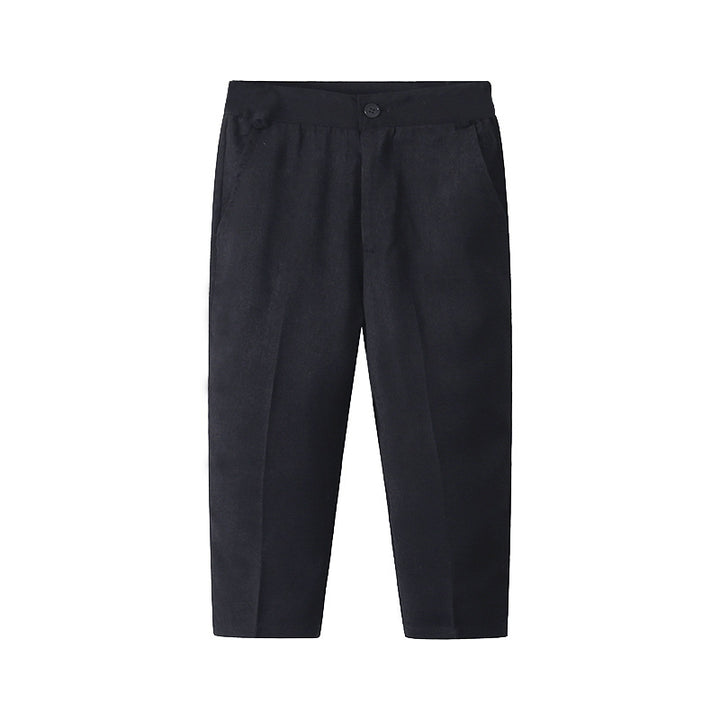 Damen Festlicher Anzug mit Hemd, Hose, Hosenträgern und Fliege Echo Archiv