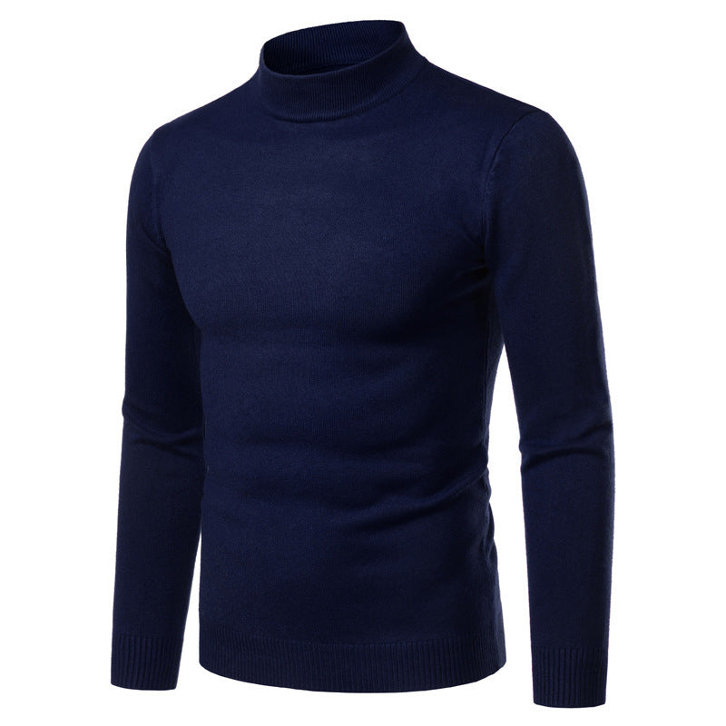 Herren warme Rollkragenpullover aus feinem Strickmaterial Echoarchiv