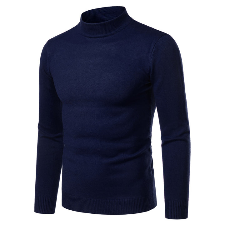 Herren warme Rollkragenpullover aus feinem Strickmaterial Echoarchiv