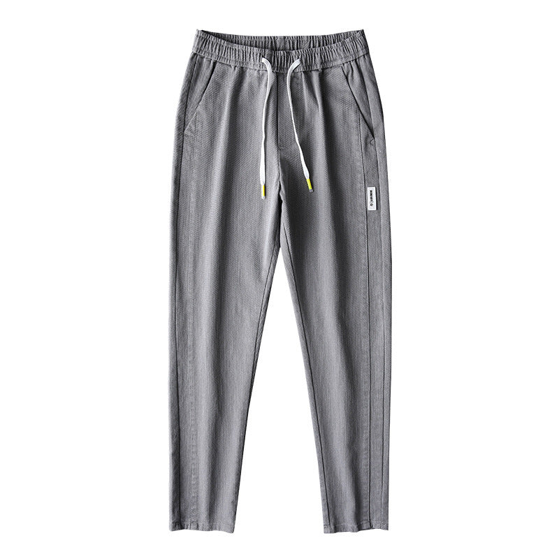 Herren lässige Baumwollhose mit verstellbarem Bund und praktischen Taschen Echoarchiv