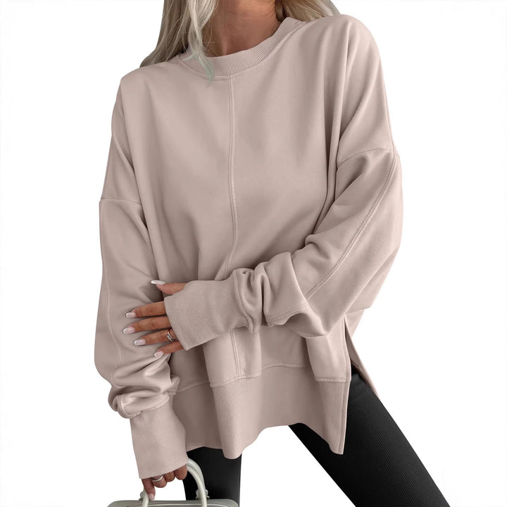 Damen Oversize-Sweatshirt mit Mittelnähte, Rundhals und überschnittener Schulter Echo Archiv