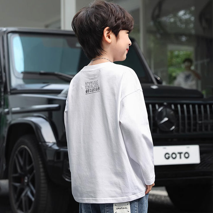Jungen Langarmshirt mit coolem Grafikdruck Echo Archiv