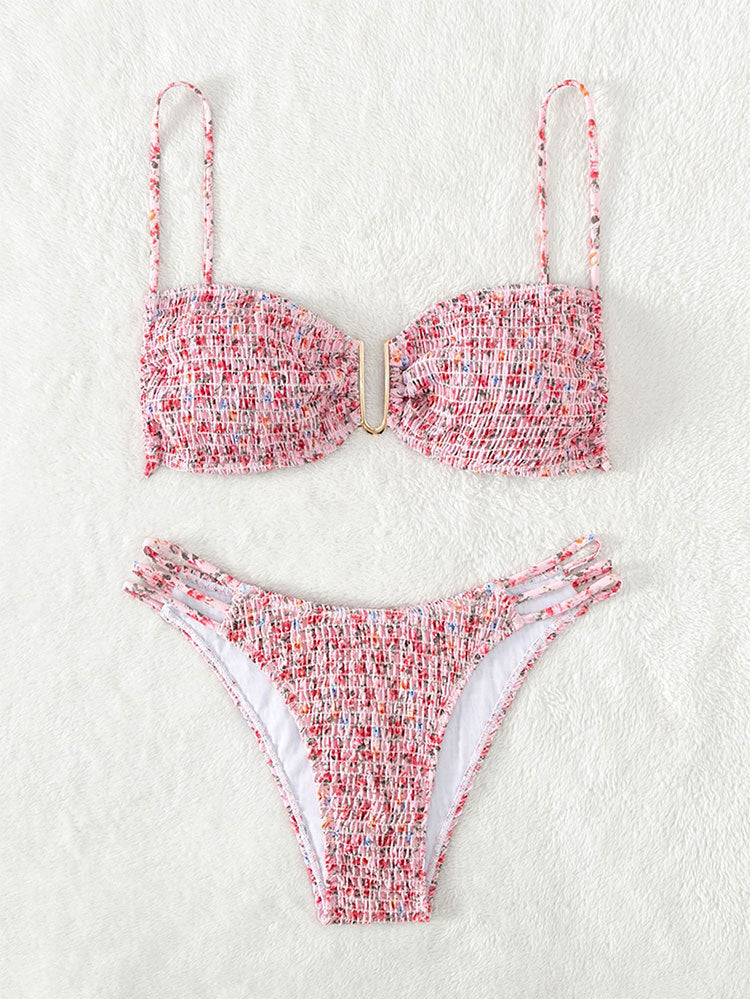 Damen Push-Up-Bikini-Set mit raffinierter Raffung Echo Archiv